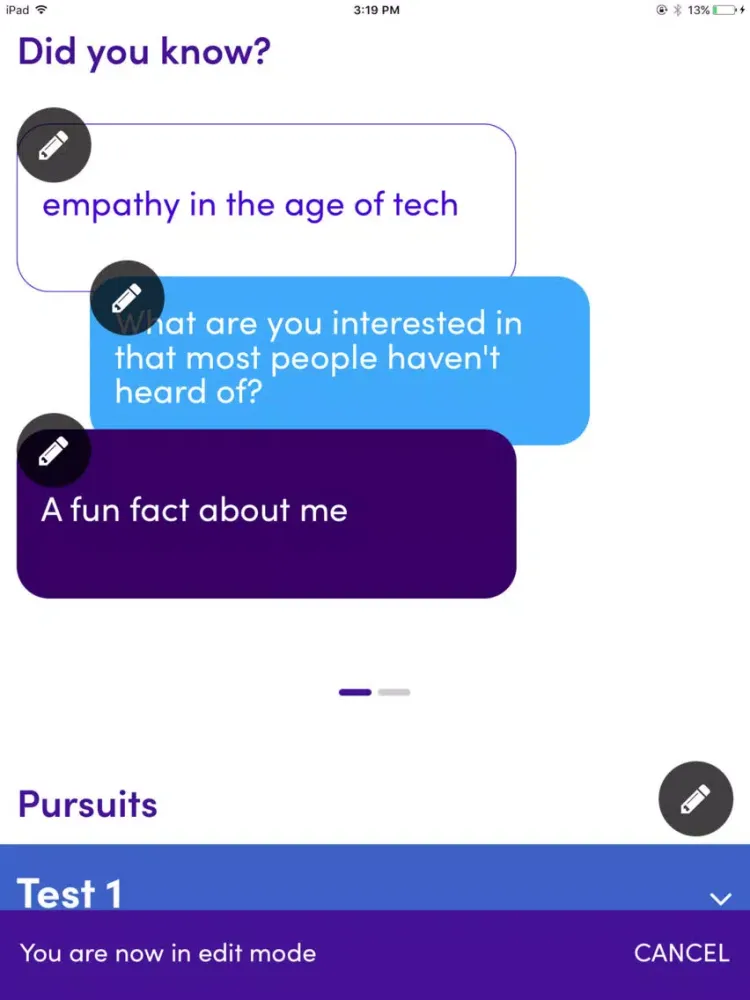 Pointr Talent iPad 应用截图
