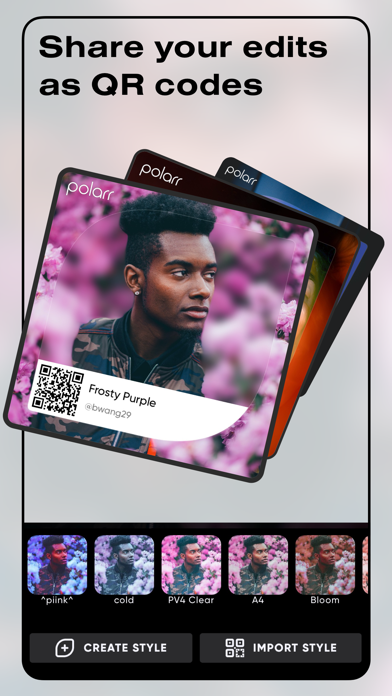 Polarr: Photo Filters & Editor স্ক্রিনশট