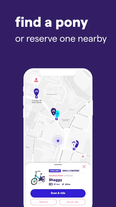 Скриншоты Pony - Bike & Scooter Sharing