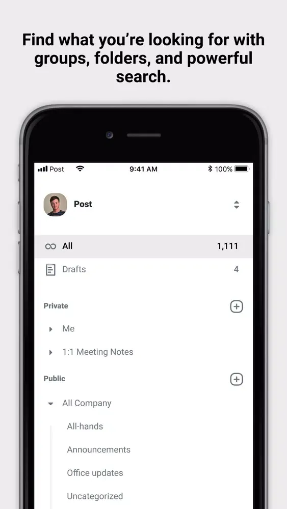 Post.co Screenshots