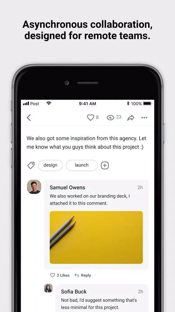 Post.co Screenshots