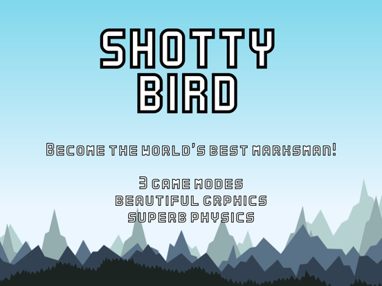 Tangkapan layar Shotty Bird iPad 