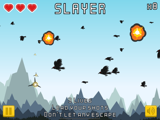 Tangkapan layar Shotty Bird iPad 