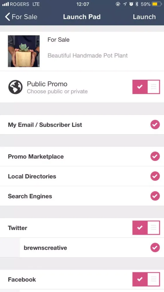 Promo, SMB Promotion Builder应用截图