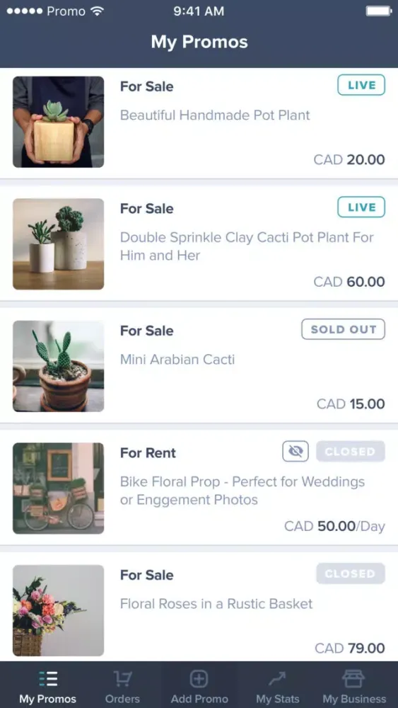 Promo, SMB Promotion Builder应用截图