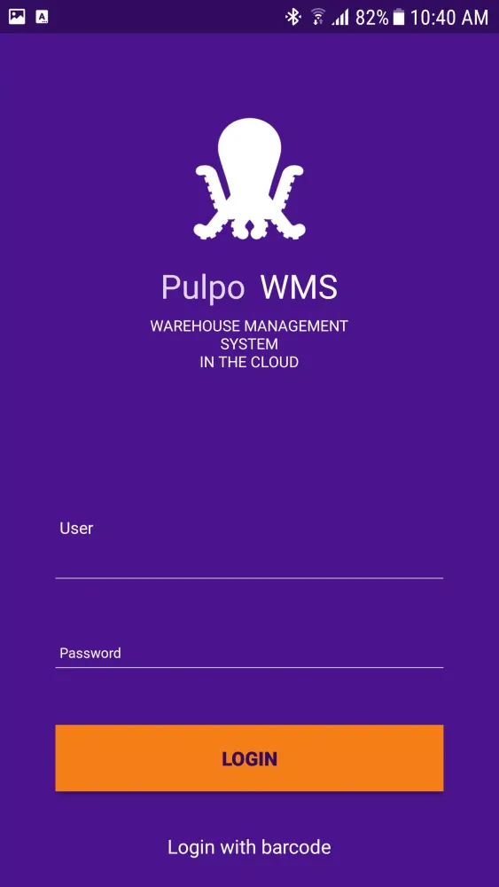 Screenshot di PULPO WMS