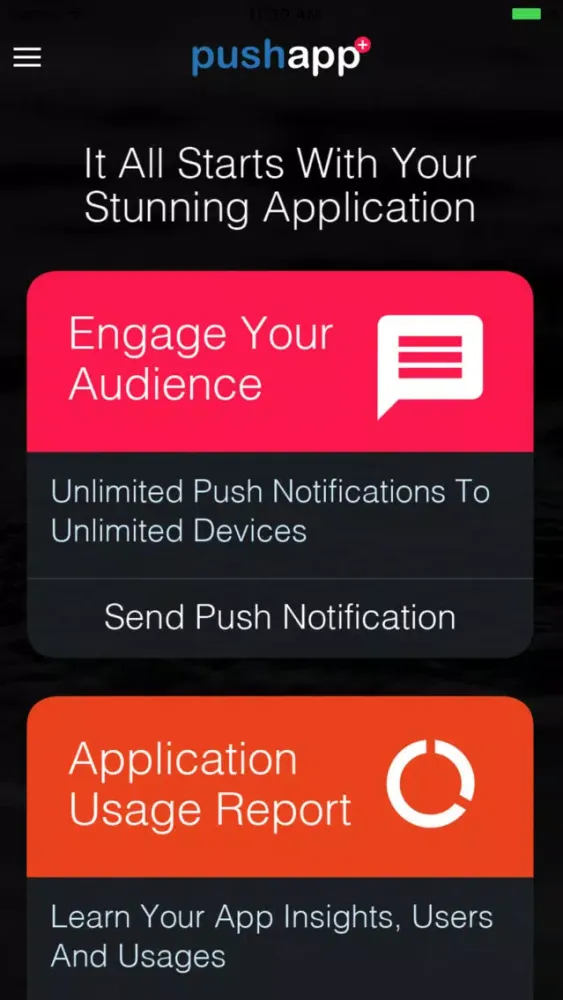 Zrzuty ekranu My-Pushapp