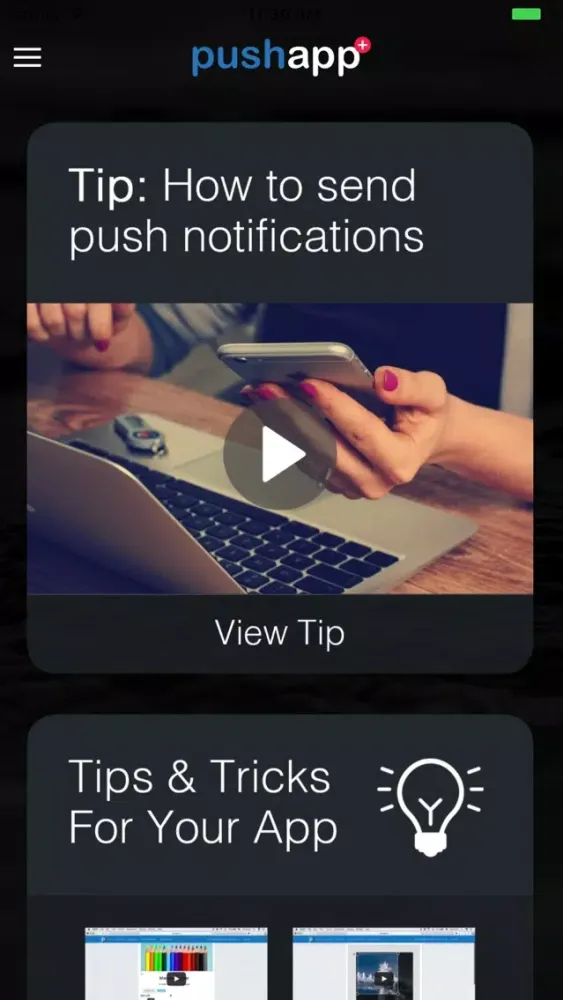Zrzuty ekranu My-Pushapp