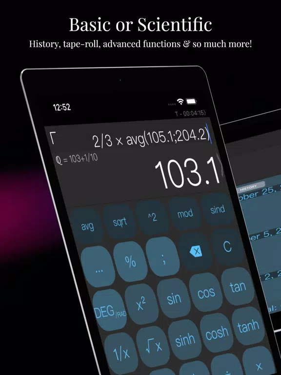 CALC Prime iPad  Screenshots