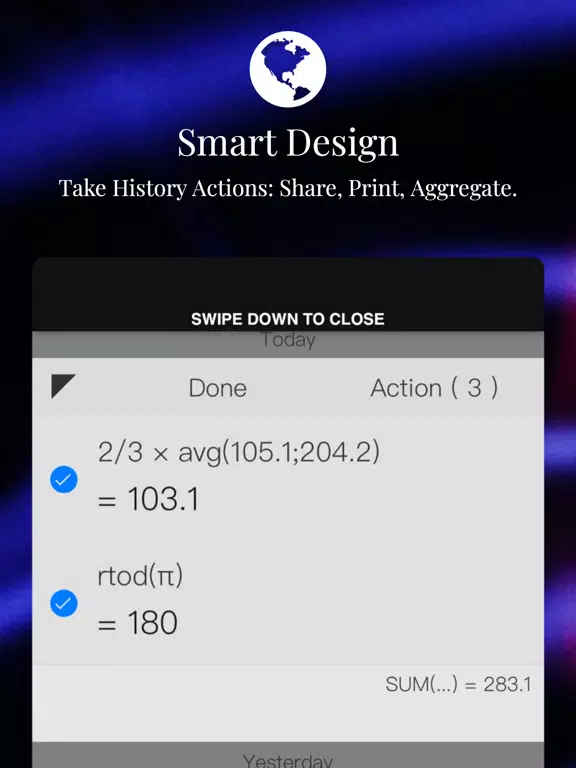 CALC Prime iPad  Screenshots