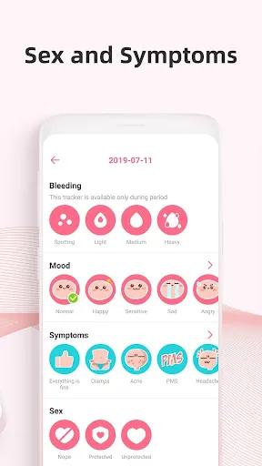 Period tracker by PinkBird应用截图