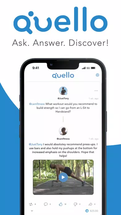 Quello: Ask, Answer, Discover Screenshots