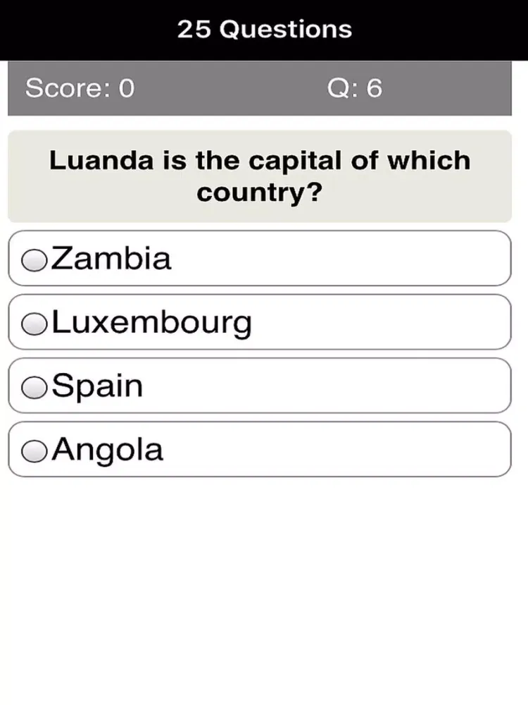 Countries & Capitals Quiz Worldwide iPad  Screenshots