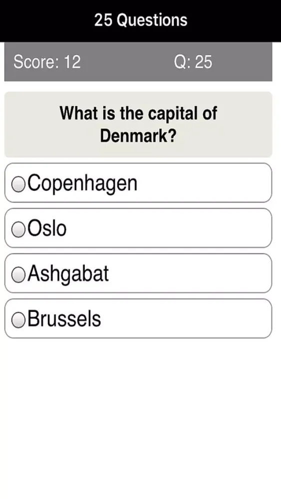 Countries & Capitals Quiz Worldwide Screenshots