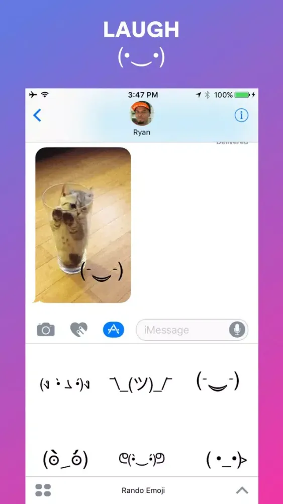 Rando Emoji - Animated text kaomoji Screenshots