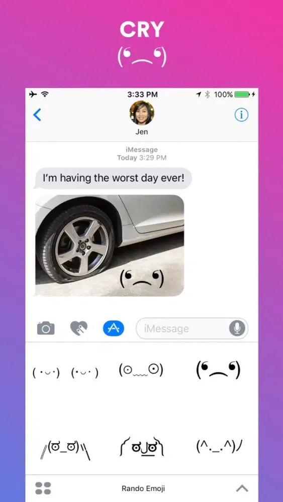 Rando Emoji - Animated text kaomoji Screenshots