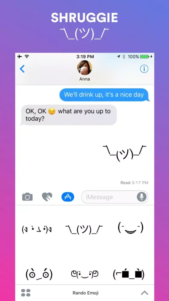 Rando Emoji - Animated text kaomoji Screenshots