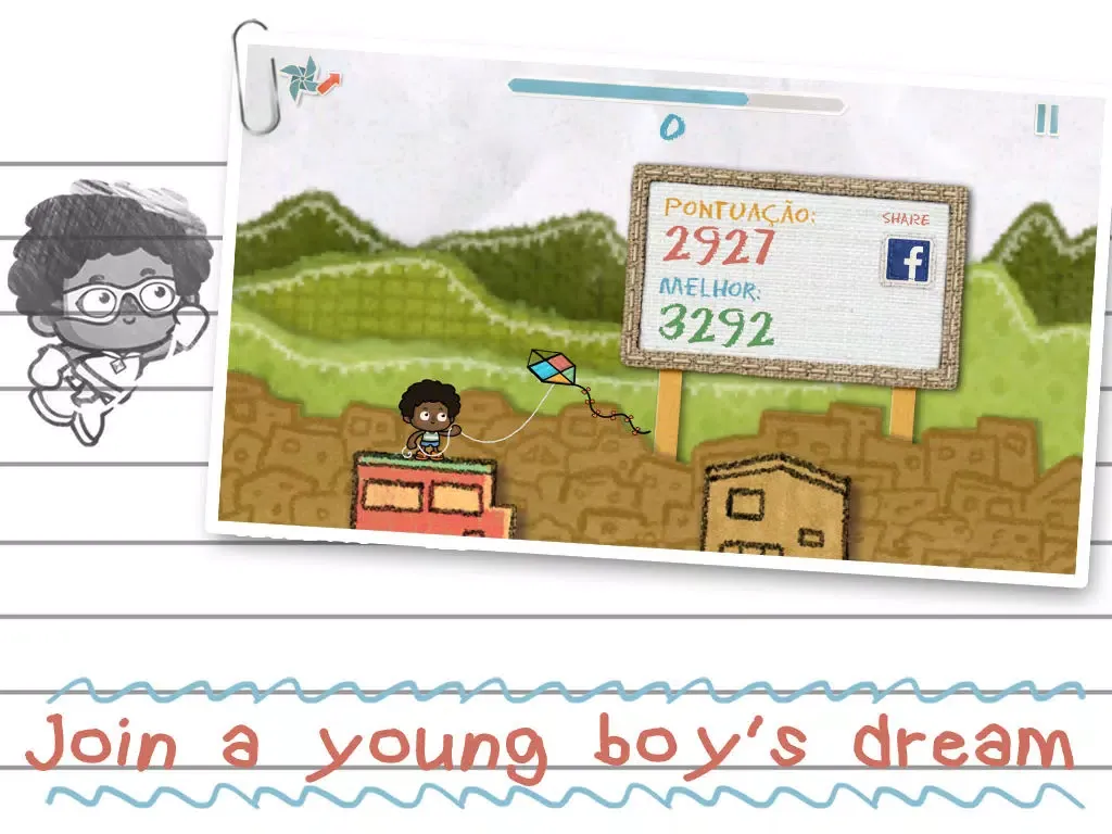 Screenshot di Edd and the Kite iPad 