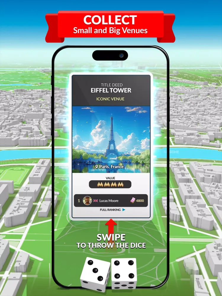 Capturas de pantalla de Monopoly World