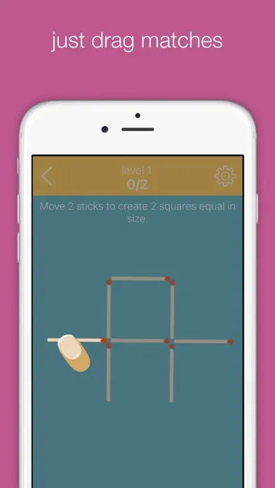 Ảnh chụp màn hình của Matchsticks - Brain game