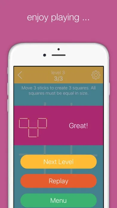 Ảnh chụp màn hình của Matchsticks - Brain game