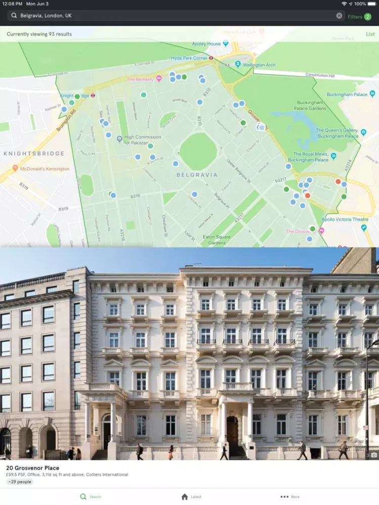 Zrzuty ekranu Realla Commercial Real Estate iPad 