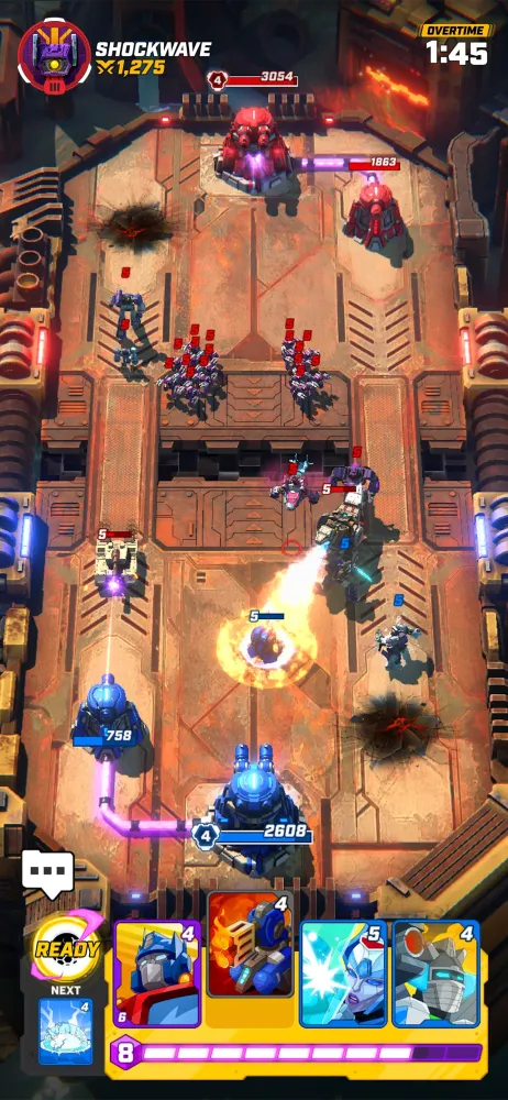 Ảnh chụp màn hình của TRANSFORMERS: Tactical Arena