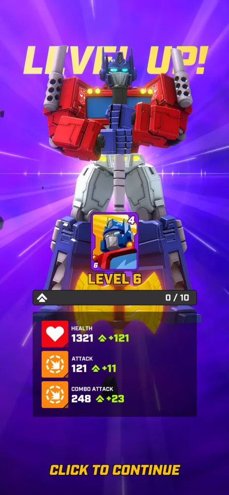 Ảnh chụp màn hình của TRANSFORMERS: Tactical Arena