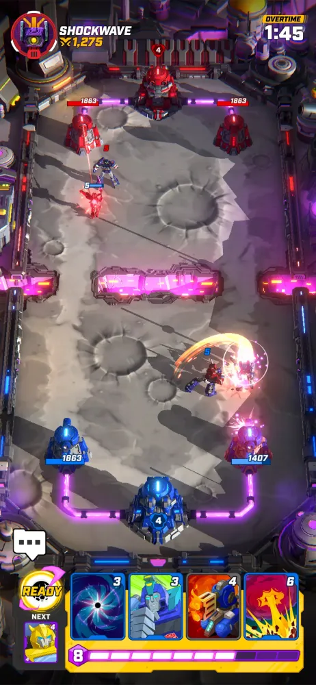 Ảnh chụp màn hình của TRANSFORMERS: Tactical Arena