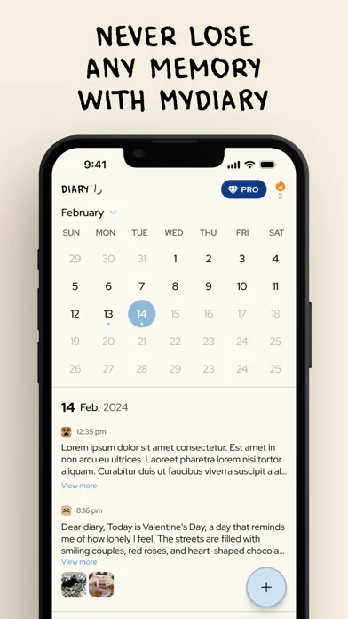 My Diary - Personal notes 스크린샷