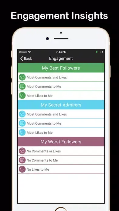 Capturas de tela do Followers Plus + For Instagram