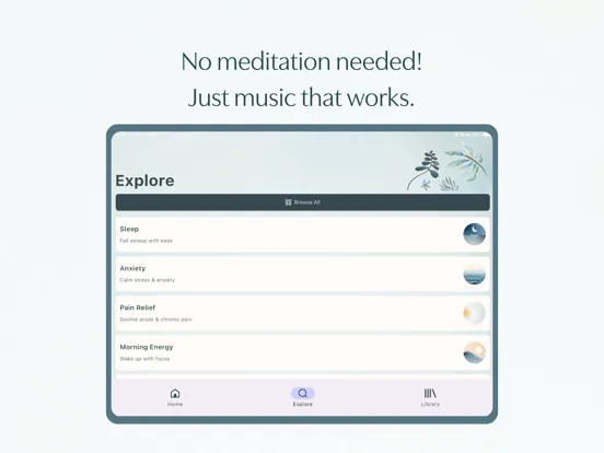 Скриншоты Restful: focus & sleep sounds iPad 
