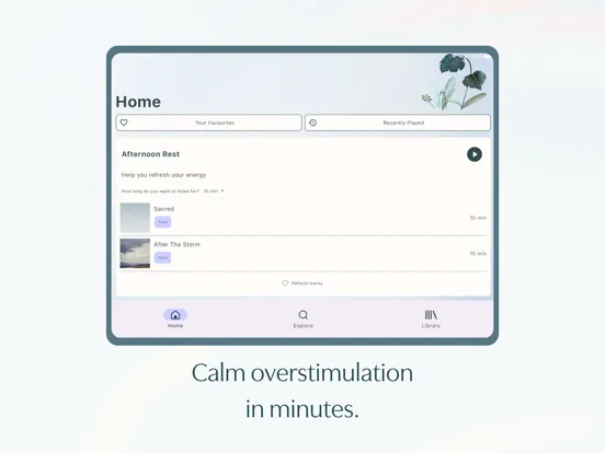 Скриншоты Restful: focus & sleep sounds iPad 
