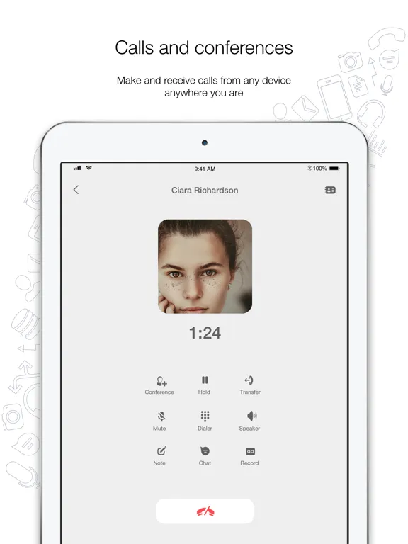 Captures d'écran de Advanced VoIP Solutions iPad 