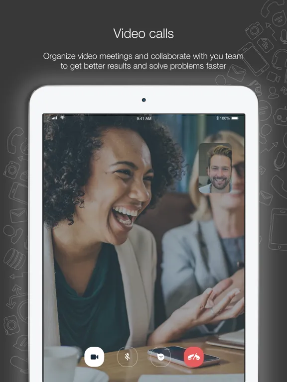 Capturas de pantalla de DataPhone Softphone iPad 