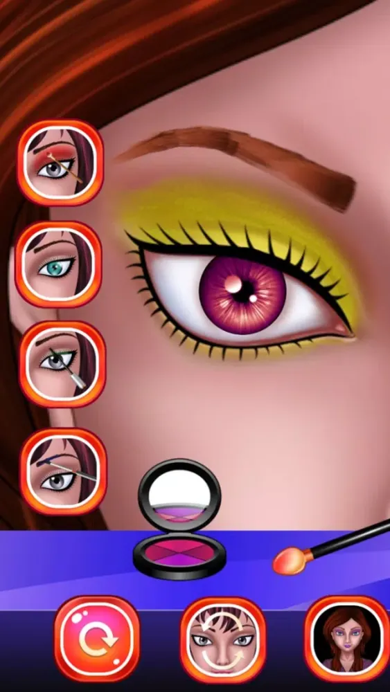 Скриншоты Eye Makeup Beauty Salon for Girls : makeover game for girl and kids !