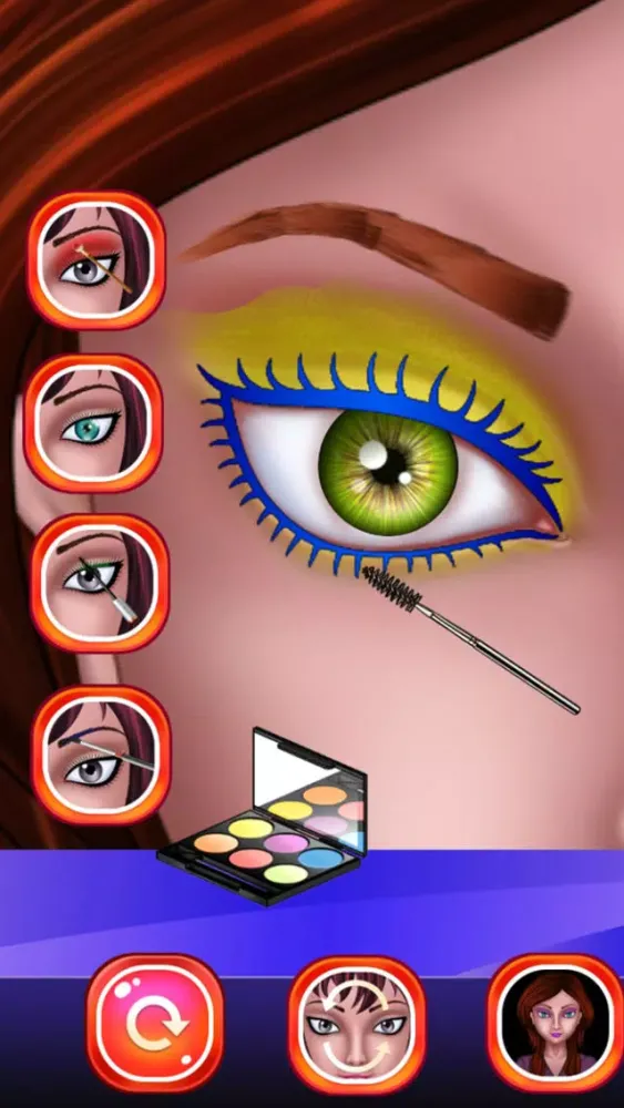 Скриншоты Eye Makeup Beauty Salon for Girls : makeover game for girl and kids !