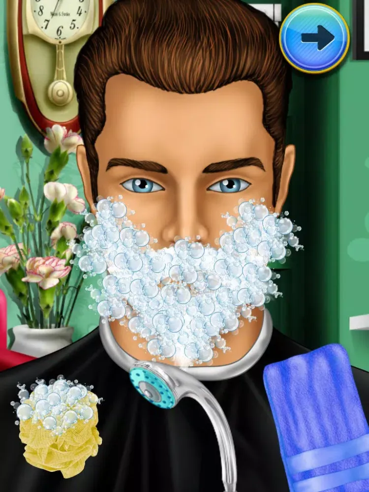 Barber shop Beard and Mustache ! iPad  Ekran Görüntüleri