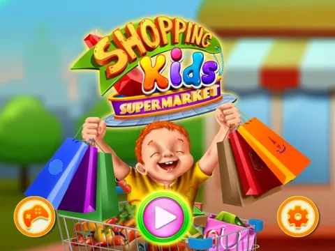 Ảnh chụp màn hình của Shopping Game Kids Supermarket  help mom with the shopping list and to pay the cashier ! FREE iPad 