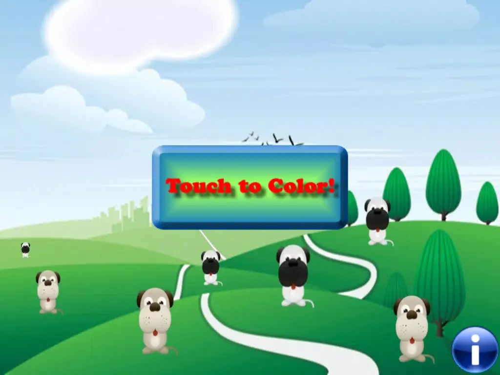 Coloring Book for Toddlers: Dogs ! Color your favorite Puppy coloring pages iPad 應用截圖