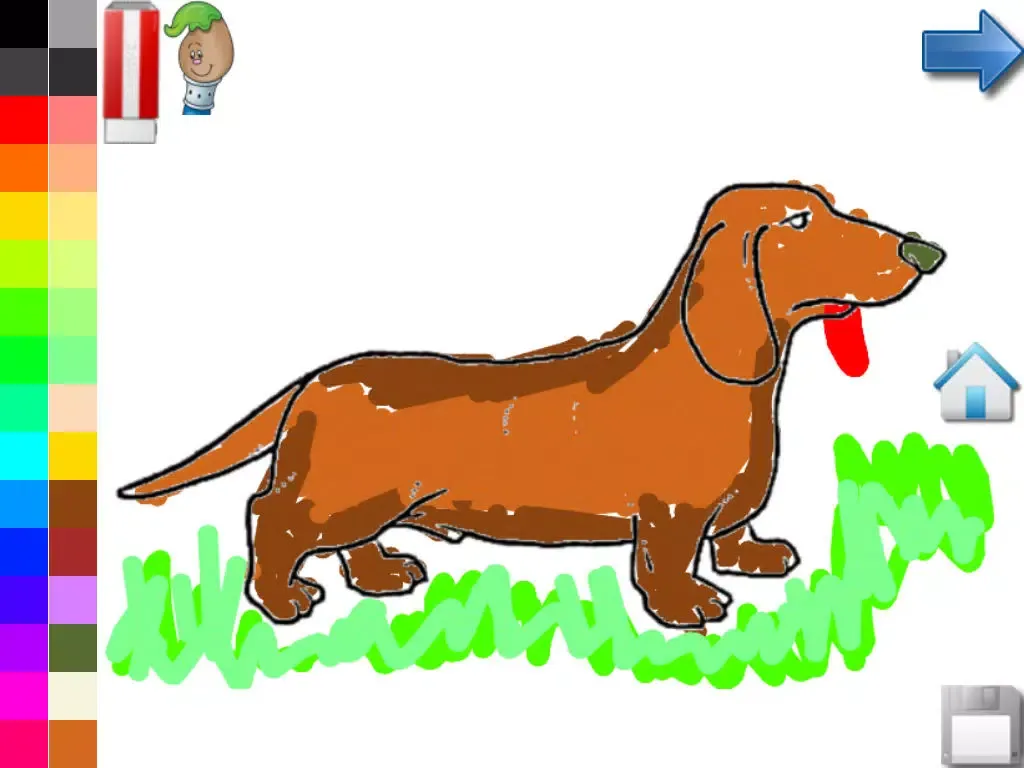 Coloring Book for Toddlers: Dogs ! Color your favorite Puppy coloring pages iPad 應用截圖