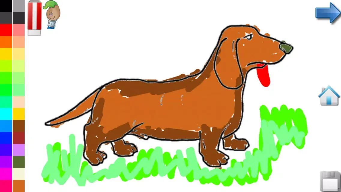 Coloring Book for Toddlers: Dogs ! Color your favorite Puppy coloring pages應用截圖