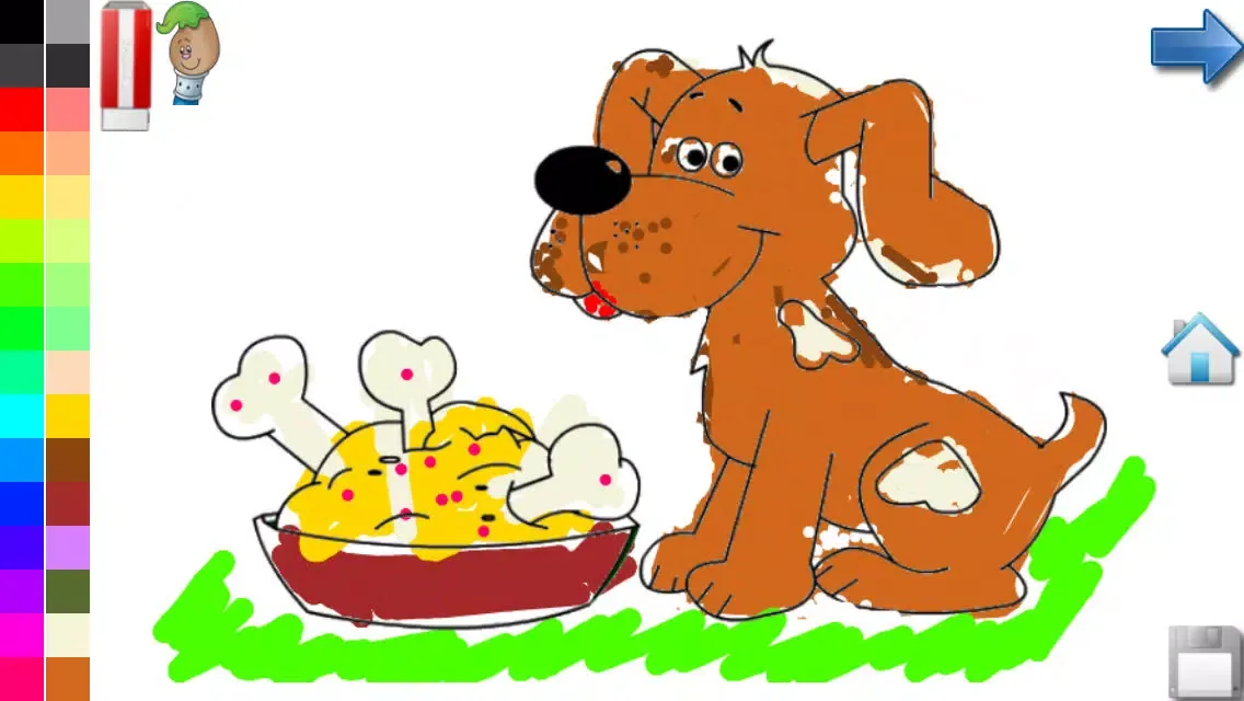 Coloring Book for Toddlers: Dogs ! Color your favorite Puppy coloring pages應用截圖