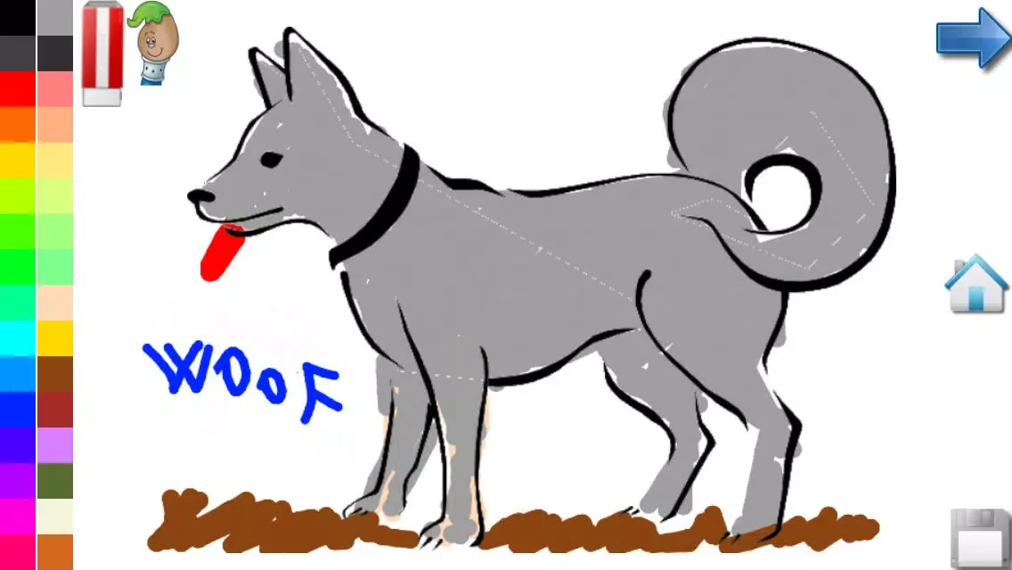 Coloring Book for Toddlers: Dogs ! Color your favorite Puppy coloring pages應用截圖