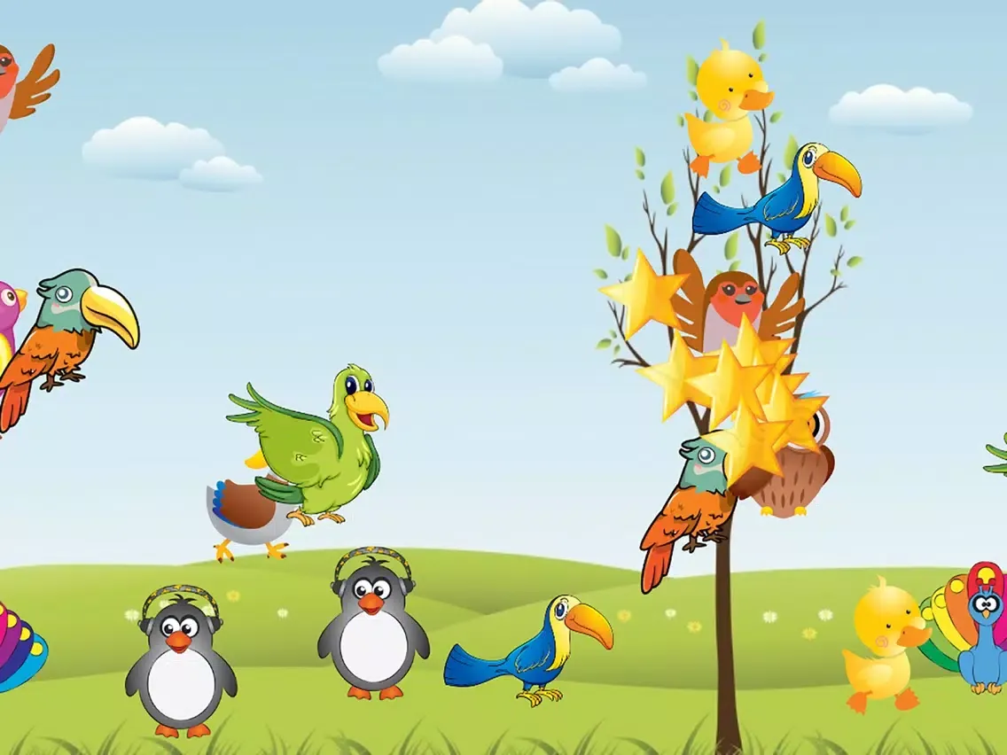 Captures d'écran de Flying Birds Match Games for Toddlers and Kids iPad 