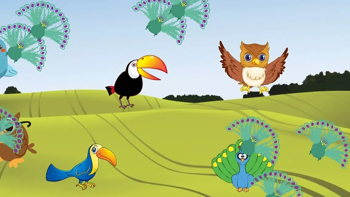 Captures d'écran de Flying Birds Match Games for Toddlers and Kids