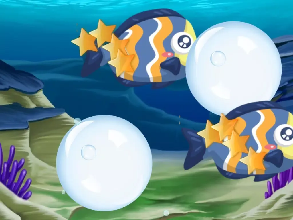 Mermaids and Fishes for Toddlers and Kids : discover the ocean ! iPad  Ekran Görüntüleri