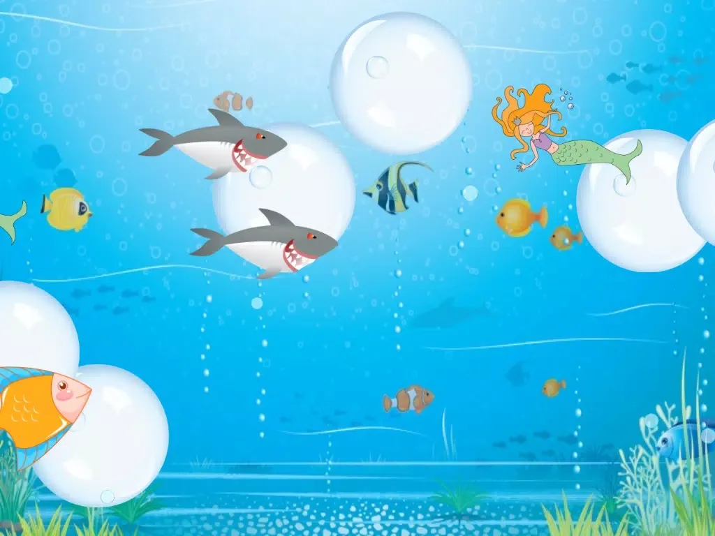 Mermaids and Fishes for Toddlers and Kids : discover the ocean ! iPad  Ekran Görüntüleri