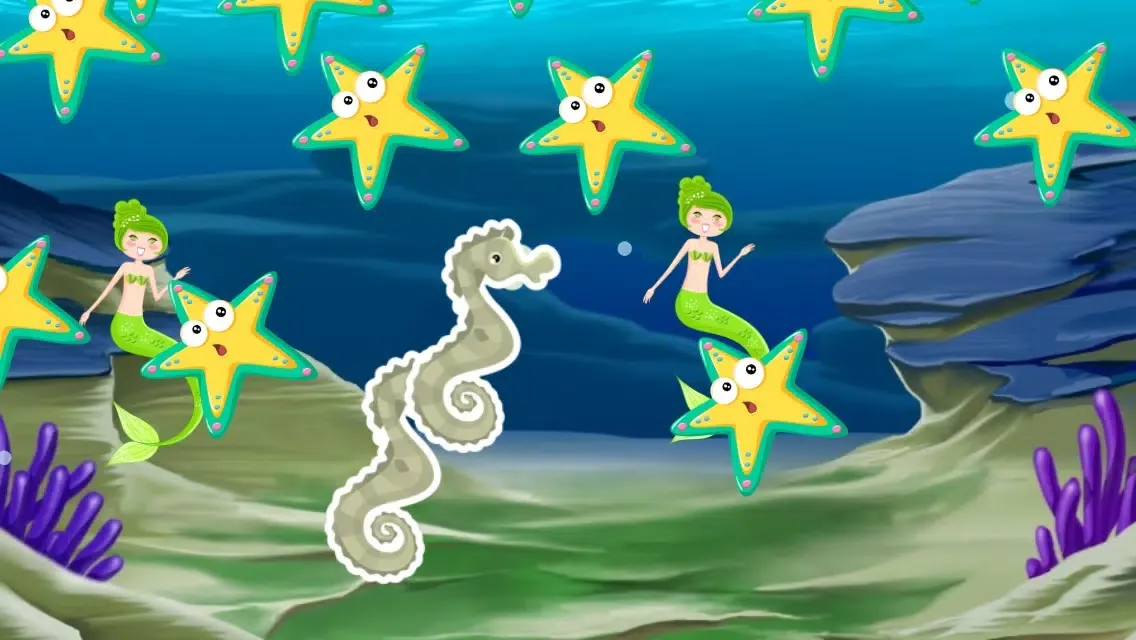 Mermaids and Fishes for Toddlers and Kids : discover the ocean ! Ekran Görüntüleri