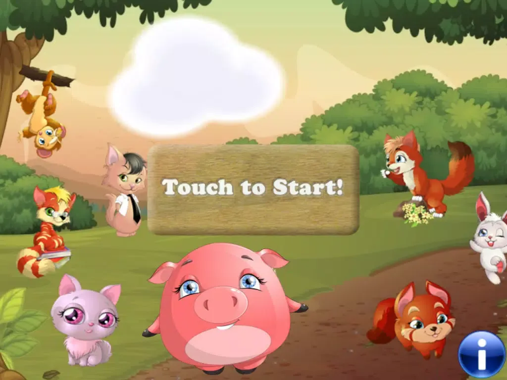 Animals for Toddlers and Kids : puzzle games with pets and wild animals ! iPad  Screenshots